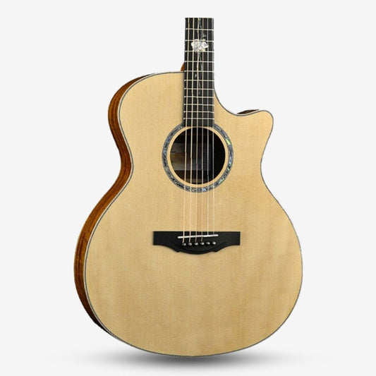 Kepma G1K Series Solid Sitka Spruce Top, Side & Back Koa Wood Grand Auditorium Acoustic Guitar w Case ( G1K-GA / G1KGA )