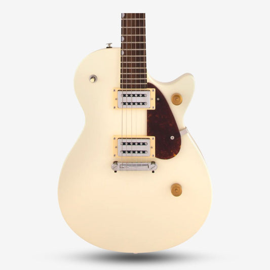 Gretsch G2210 Streamliner Junior Jet Club Electric Guitar, Laurel FB, Vintage White (G21-280-5400-505)