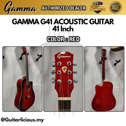 GAMMA Series 41 inch Beginner Acoustic Guitar with truss rod ( FT-G41 / G 41 )