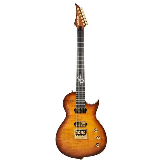 Solar GC1.6FAB Flame Solar Amber Burst Electric Guitar