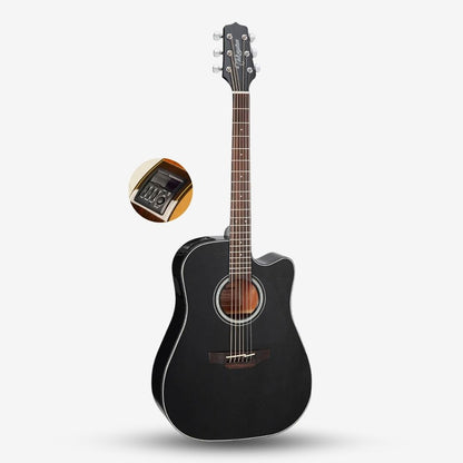 TAKAMINE GD30CE Solid Spruce Top, Mahogany Back & Side, Dreadnought Cutaway Acoustic-Electric,TP4TD EQ - BLACK