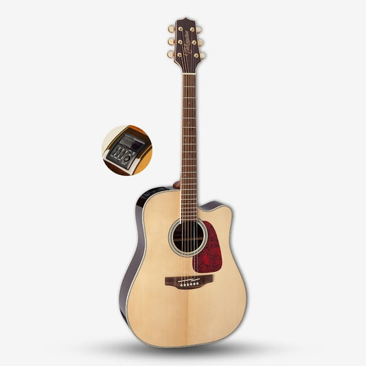 Takamine GD71CE NT Dreadnought Cutaway Acoustic EQ Guitar w/ Solid Spruce Top, Black Walnut Back & Sides & TK-40D preamp