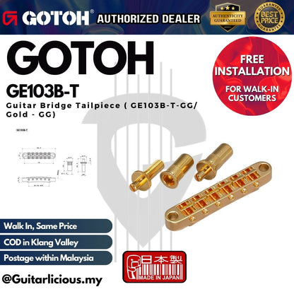 GOTOH GE103B-T Guitar Bridge Tailpiece ( GE103B-T )