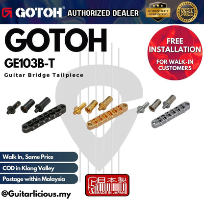 GOTOH GE103B-T Guitar Bridge Tailpiece ( GE103B-T )