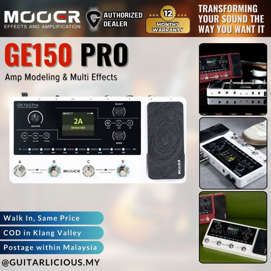 Mooer GE150 PRO - Amp Modeling & Multi Effects - (GE 150 PRO  / GE-150 PRO  / GE150 PRO)