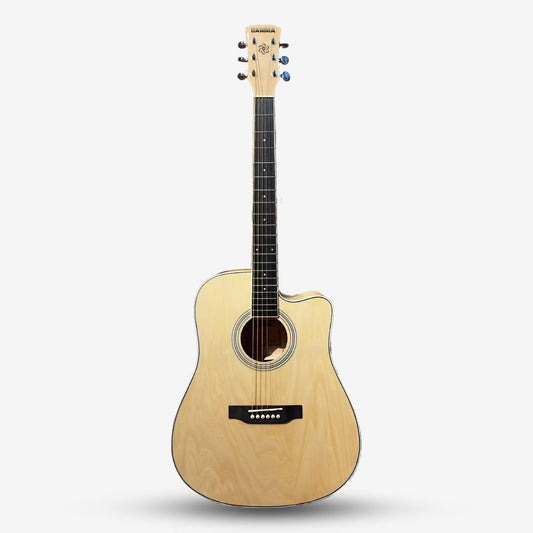 GAMMA GM-41 inch (Glossy Finish) Dreadnought Acoustic Guitar with Cutaway ( GM41 / GM 41 )