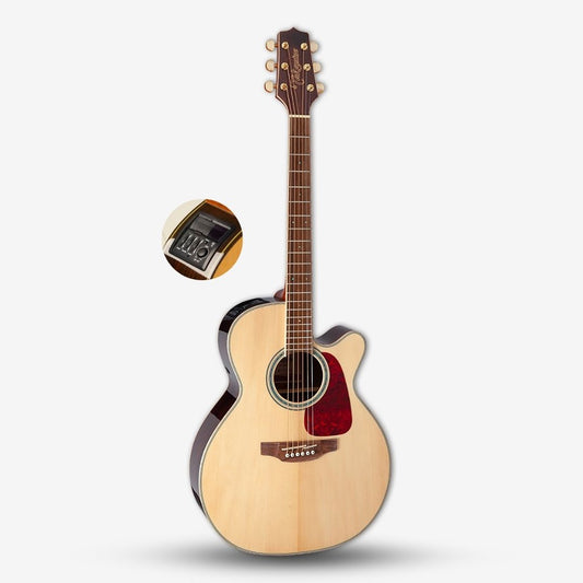 Takamine GN71CE Solid Spruce Top NEX Cutaway Acoustic-Electric Guitar w TK-40D EQ - Natural / GN71-CE GN-71CE