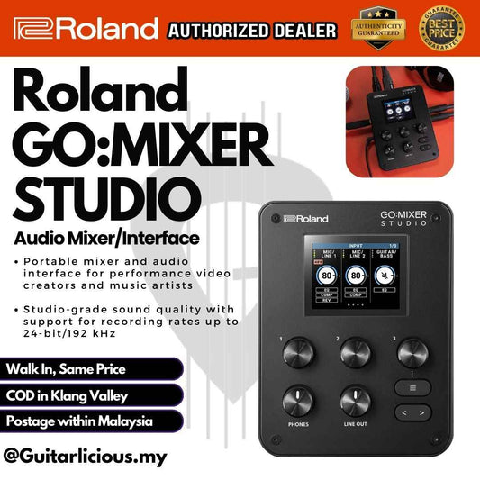 Roland GO:MIXER STUDIO Portable Audio Interface