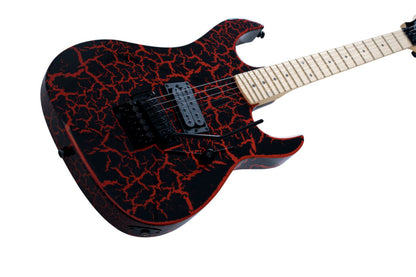 B.C. Rich Gunslinger Retro II with Floyd Rose Electric Guitar - Red Crackle (Coming Soon)