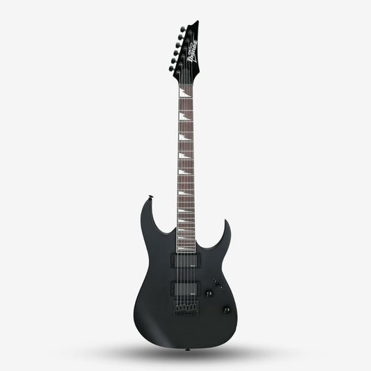 Ibanez GIO GRG121DX Double Humbucker (HH) Electric Guitar - Black Flat (GRG121DX-BKF)