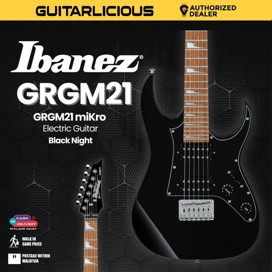 Ibanez GRGM21 miKro Electric Guitar- Black Night