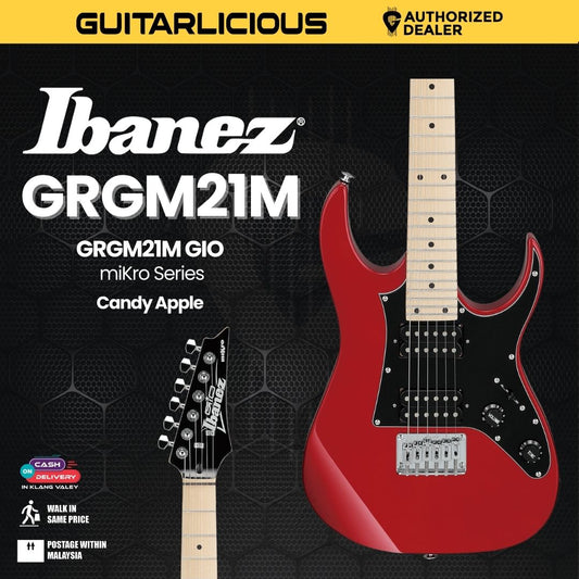 Ibanez GRGM21M GIO miKro Series Electric Guitar - Candy Apple