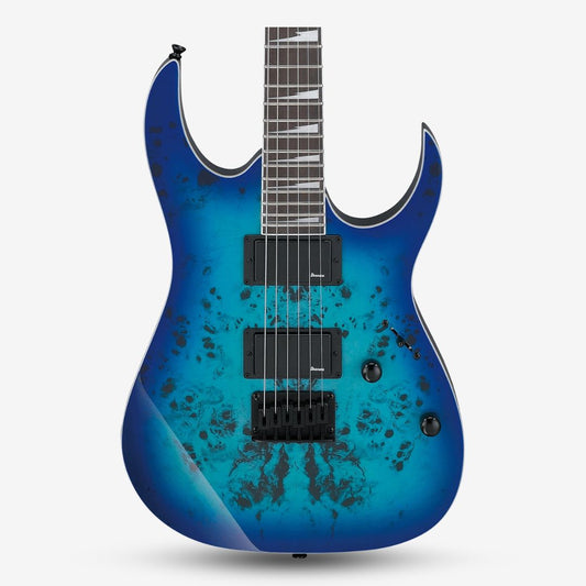 Ibanez Gio GRGR221PA HH Solid Body Electric Guitar  - Aqua Burst 