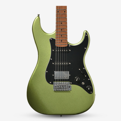 Bacchus GS-2DX RSM/M Universe Series HSS Electric Guitar with Roasted Maple Neck and Fretboard - French Green Metallic