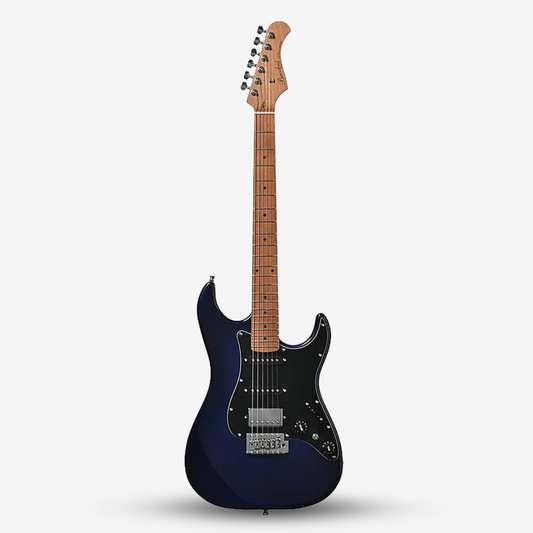 Bacchus GS-2DX RSM/M Universe Series HSS Electric Guitar with Roasted Maple Neck and Fretboard - Indigo Purple Metallic