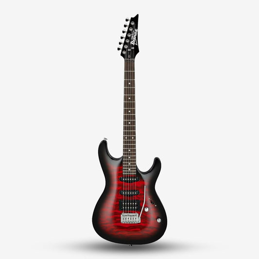 Ibanez GIO GSA60QA with HSH Electric Guitar - Transparent Red Burst (GSA60QA-TRB/ GSA 60QA )