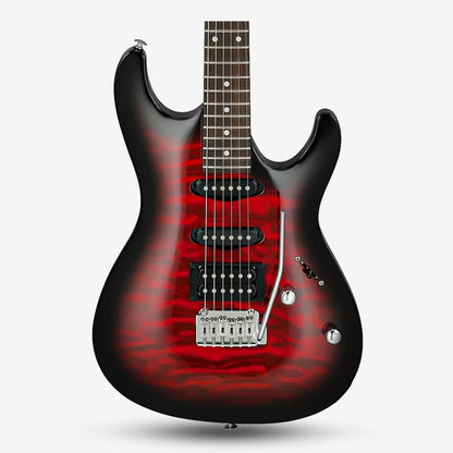 Ibanez GIO GSA60QA with HSH Electric Guitar - Transparent Red Burst (GSA60QA-TRB/ GSA 60QA )