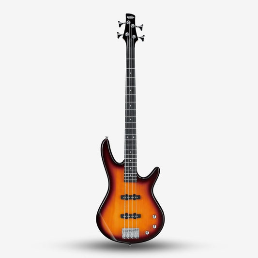 Ibanez GSR180 Gio Series 4 String Electric Bass, Brown Sunburst (GSR180-BS)