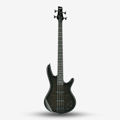 Ibanez GIO GSR280QA 4 String Electric Bass Guitar with J-Pick Up - Transparent Black Sunburst (GSR280QA-TKS / GSR 280)