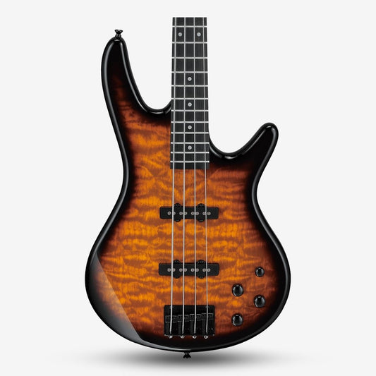 Ibanez GIO GSR280QA 4 String Electric Bass Guitar with J-Pick Up - Transparent Yellow Sunburst (GSR280QA-TYS / GSR 280)