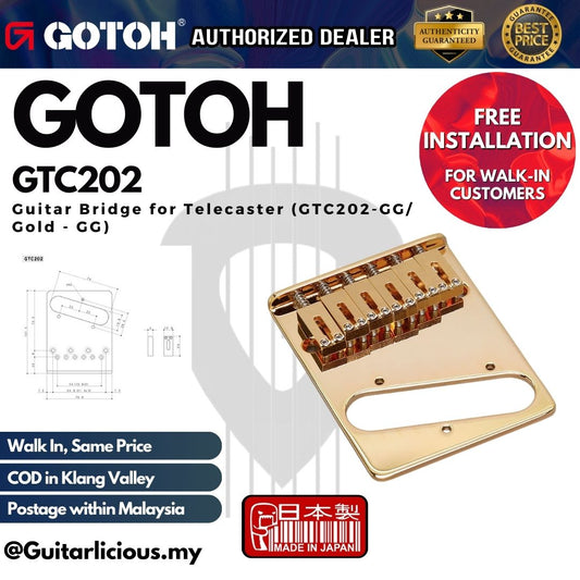 GOTOH GTC202 Guitar Bridge for Telecaster ( GTC202 )