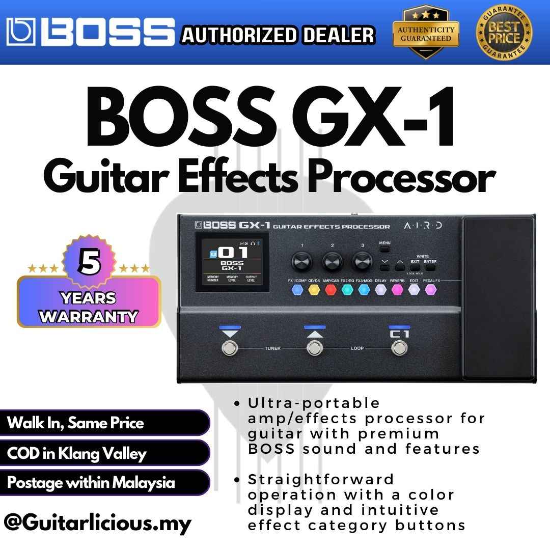 Boss GX-1 Guitar Effects Processor Pedal