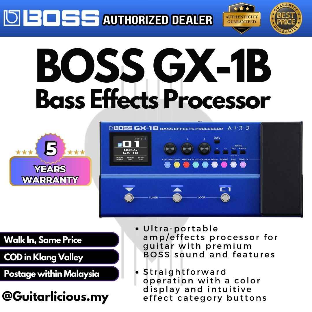 Boss GX-1B Bass Guitar Multi-Effects Processor