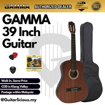 GAMMA 39 inch Beginner Classical Guitar (FT-C-39S)