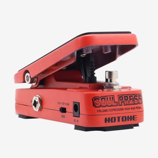 Hotone Soul Press Mini Volume / Expression / Wah Guitar Effects Pedal