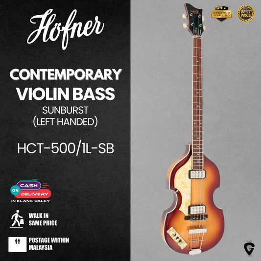 Höfner HCT-500/1L-SB Violin Bass CT (Sunburst) -  Left Handed