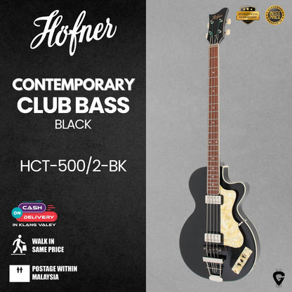 Höfner HCT-500/2-BK Club-Bass (Black)