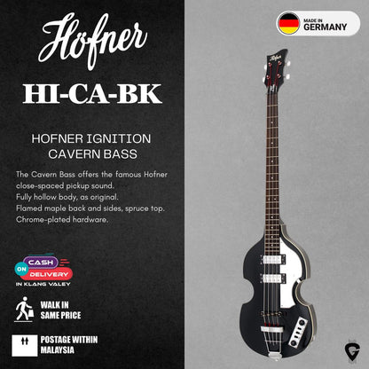 Höfner HI-CA-BK Violin Bass Ignition Cavern - Black