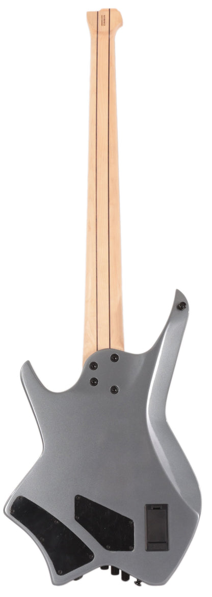 HILS NEXT HNB5-5 String Multi-Scale Bass w Fanned Frets - Gloss Gunmetal Grey