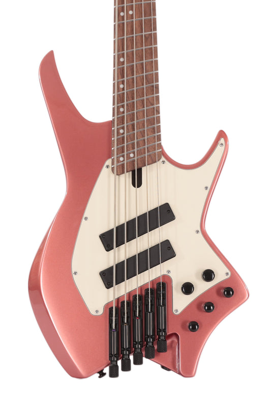 HILS NEXT HNB5-5 String Multi-Scale Bass w Fanned Frets - Metallic Rose Gold