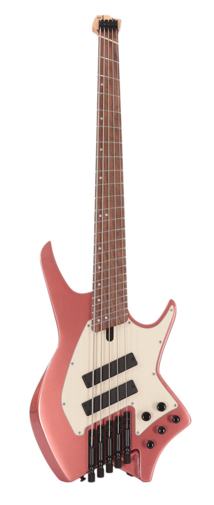 HILS NEXT HNB5-5 String Multi-Scale Bass w Fanned Frets - Metallic Rose Gold