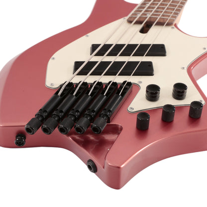 HILS NEXT HNB5-5 String Multi-Scale Bass w Fanned Frets - Metallic Rose Gold