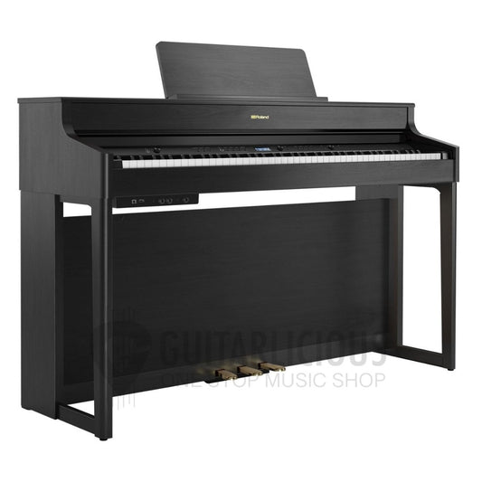 Roland HP702 88-keys Digital Piano with Piano Bench - Charcoal Black