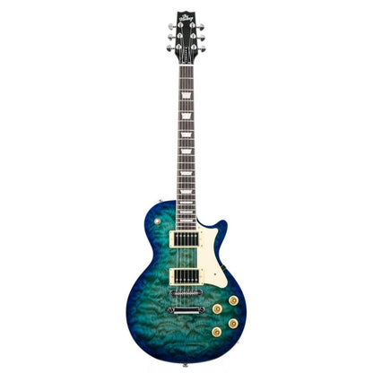 Heritage Ascent+ Collection H-150 Electric Guitar, Lake Blue Burst