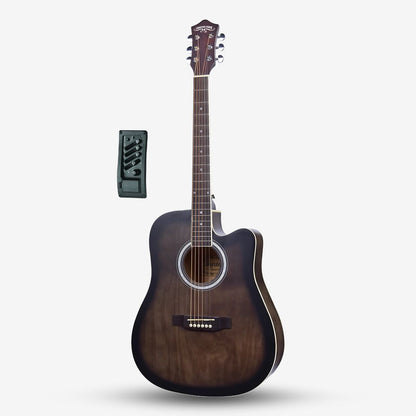 Caravan 41 inch Dreadnought Acoustic Guitar with 4 Band EQ / Pick Up - Semi Acoustic Guitar ( HS4111EQ / HS4140EQ )