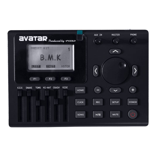 Avatar A41 Professional 8-Piece Mesh Kit Electric Drum Set with Shell (5PC Drum Pad, 3PC Cymbal Pad) - ( A 41 / A-41 )