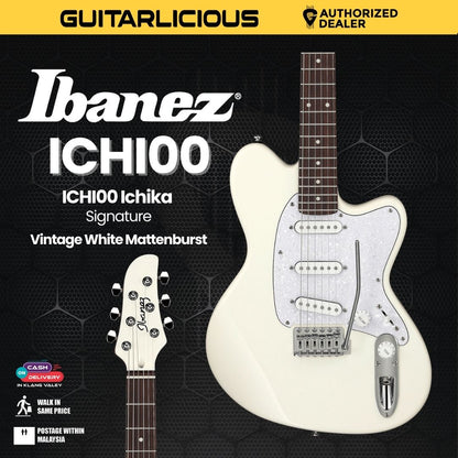 Ibanez ICHI00 Ichika Signature Electric Guitar - Vintage White (PRE-ORDER)