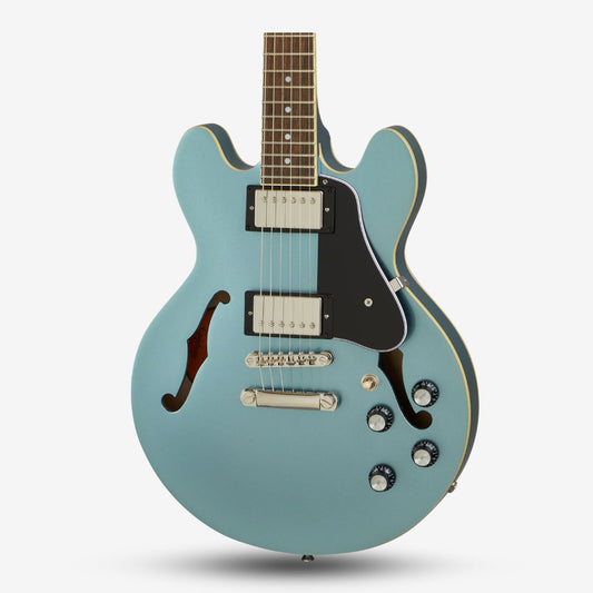 Epiphone ES-339 Hollowbody with Double Humbucker (HH) Electric Guitar - Pelham Blue (ES339 / ES 339)