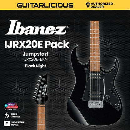 Ibanez Jumpstart IJRX20E Electric Guitar Pack - Black Night (PRE-ORDER)