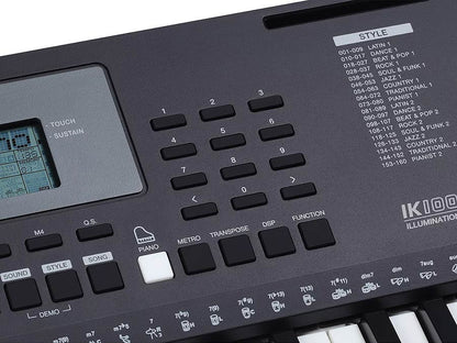 Medeli IK100 Millenium Series 61 Keys Portable Keyboard