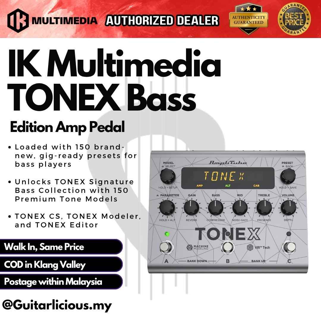 IK Multimedia TONEX Bass Edition Amp Pedal