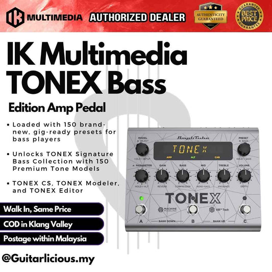 IK Multimedia TONEX Bass Edition Amp Pedal