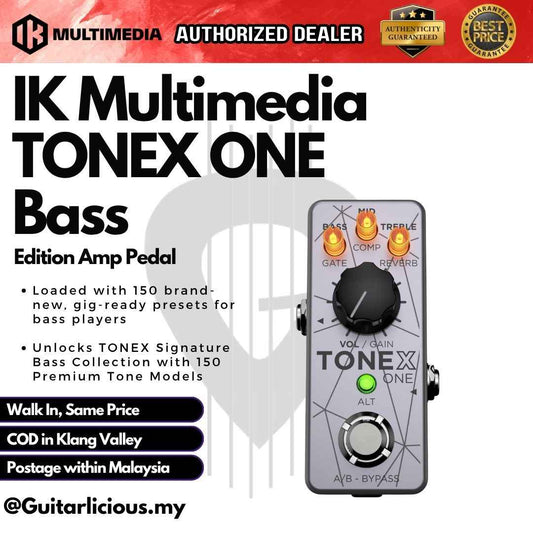 IK Multimedia TONEX ONE Bass Edition Amp Pedal