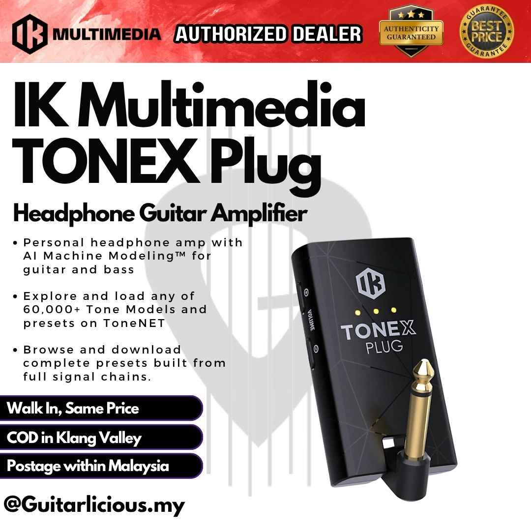 IK Multimedia TONEX Plug Headphone Guitar Amplifier