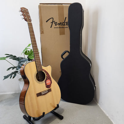 Fender CC-140SCE Concert Electro Acoustic Guitar with Preamp, Natural (CC 140SCE / CC140E )