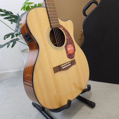 Fender CC-140SCE Concert Electro Acoustic Guitar with Preamp, Natural (CC 140SCE / CC140E )